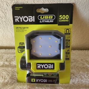 Ryobi USB Lithium LED Flip Light Kit 500 Lumens